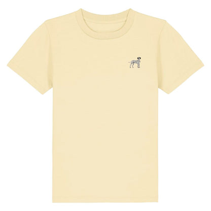 Kids Dalmatiner T-Shirt aus Bio-Baumwolle in Buttergelb von Heytoki