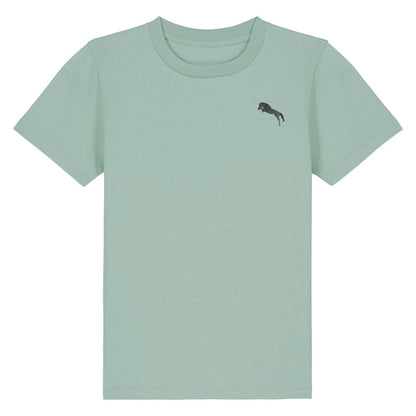 Kids Pferde T-Shirt Aloe