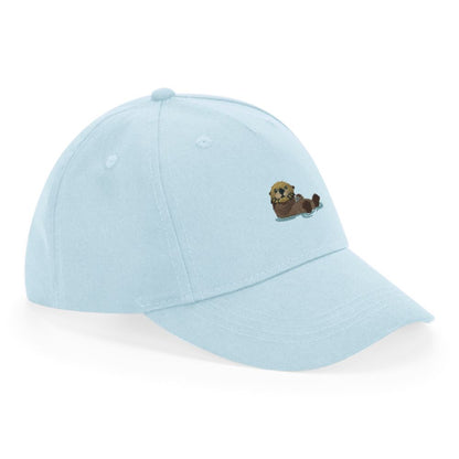 Kids Otter Cap aus Bio-Baumwolle in Pastellblau von Heytoki