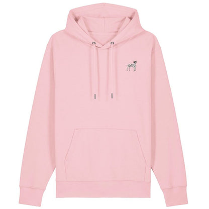 Dalmatiner Hoodie aus Bio-Baumwolle in Hellrosa von Heytoki