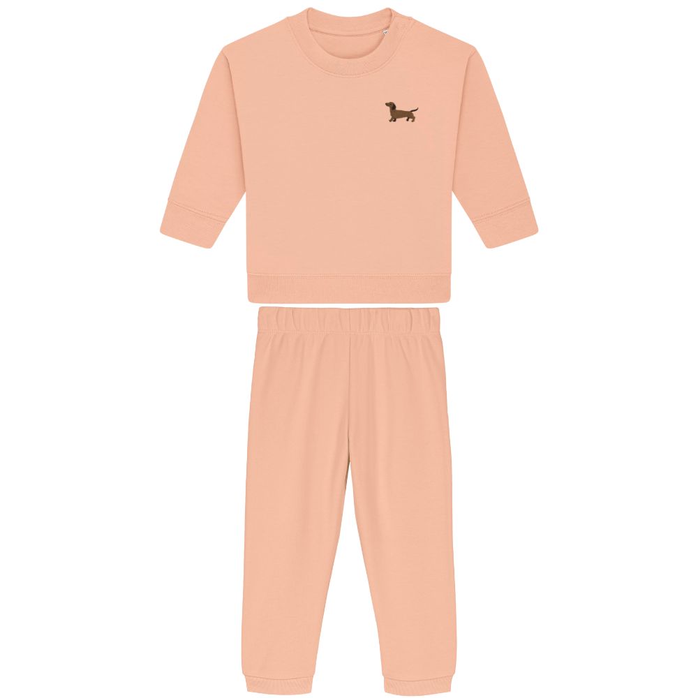 Dackel Baby Jogginganzug aus Bio-Baumwolle