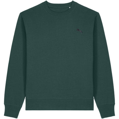 Pferde Sweater Herren Salty Stickerei-Detail in Grün