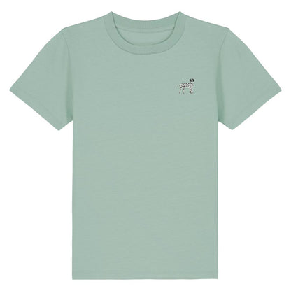 Kids Dalmatiner T-Shirt aus Bio-Baumwolle in Aloe-Grün von Heytoki