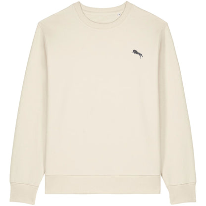 Pferde Sweater Herren Beige