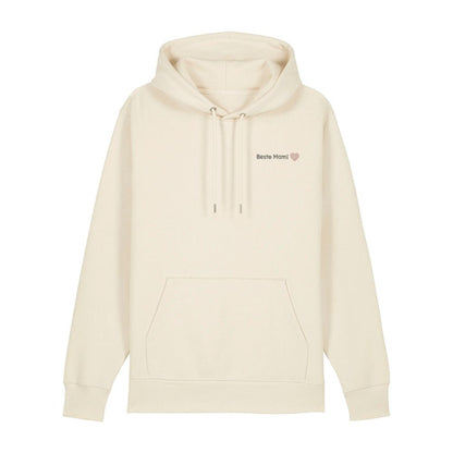 Beste Mami Hoodie aus Bio-Baumwolle
