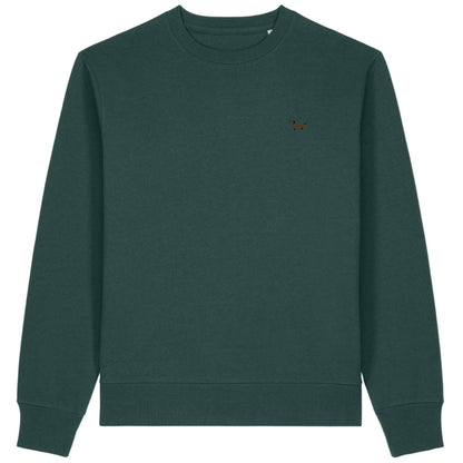 Dackel Sweater Damen Hermann in Schwarz von Heytoki