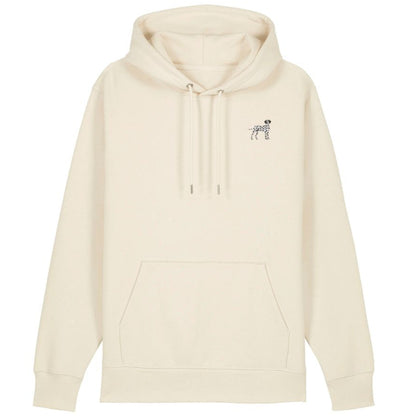 Dalmatiner Hoodie aus Bio-Baumwolle in Naturweiß von Heytoki