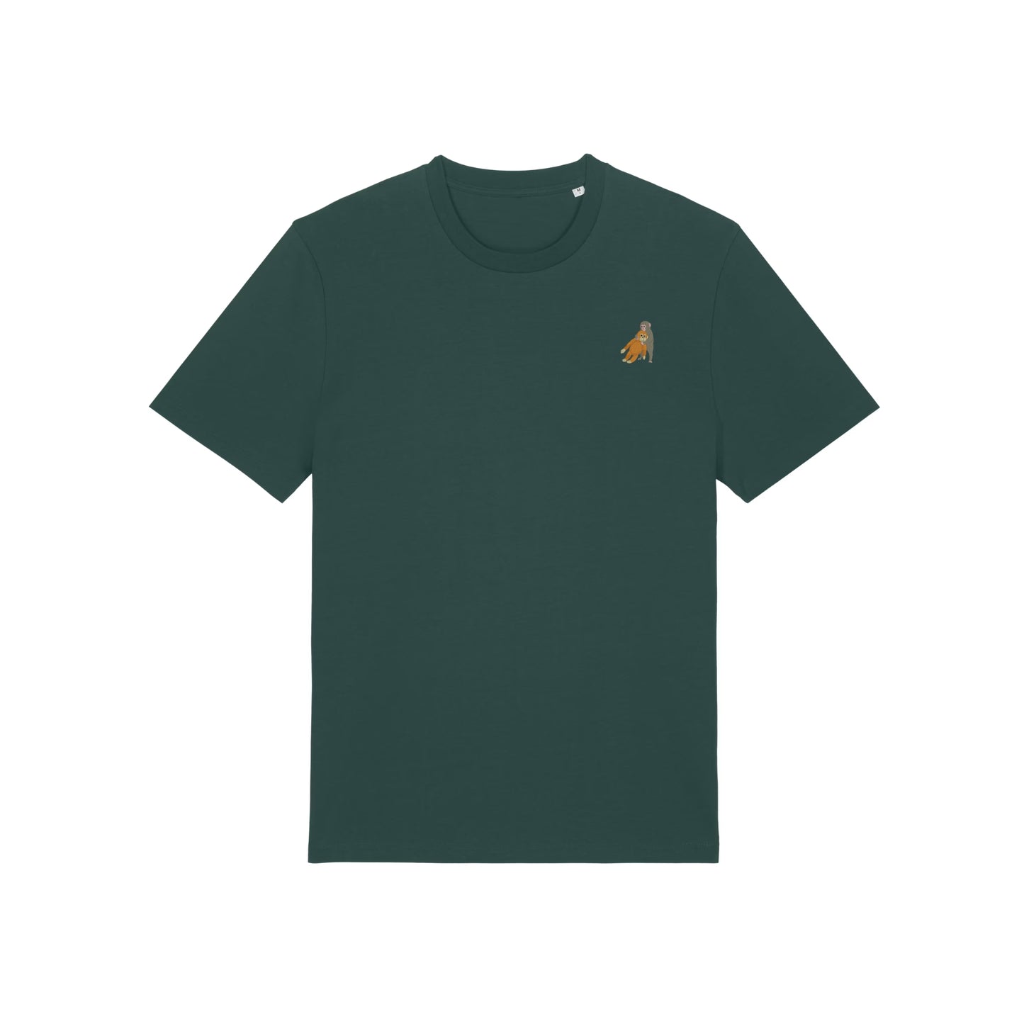 Affen T-Shirt Punch in Glazed Green von Heytoki