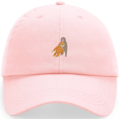 Affen Cap Punch in Powder Pink von Heytoki