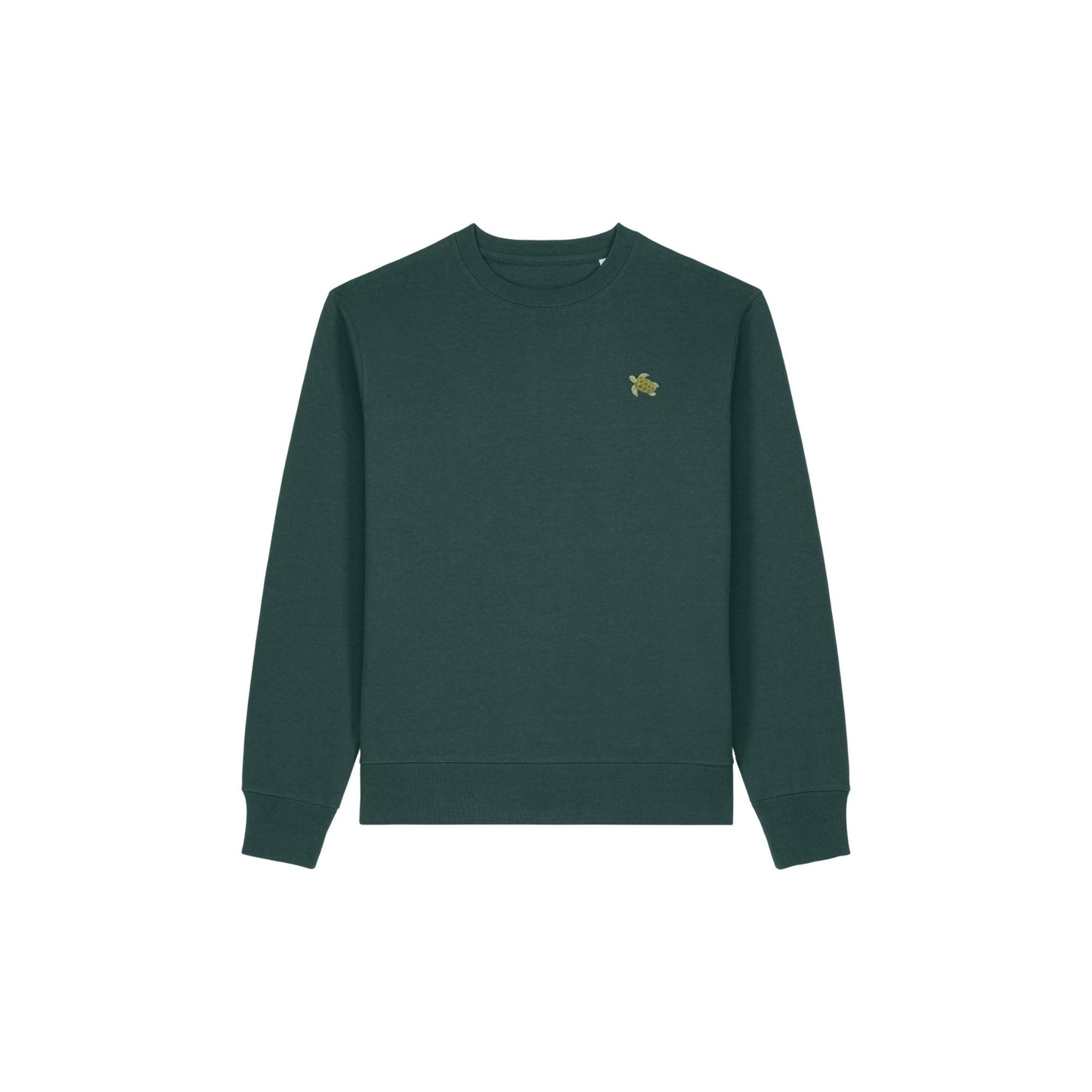 Schildkröte Sweater Damen in Schwarz mit Stickerei von Heytoki