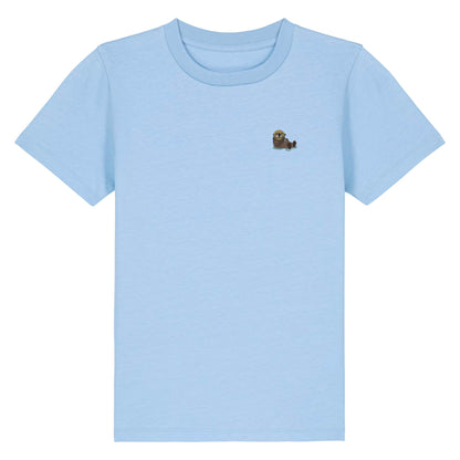 Otter Kids T-Shirt aus Bio-Baumwolle in Blau von Heytoki