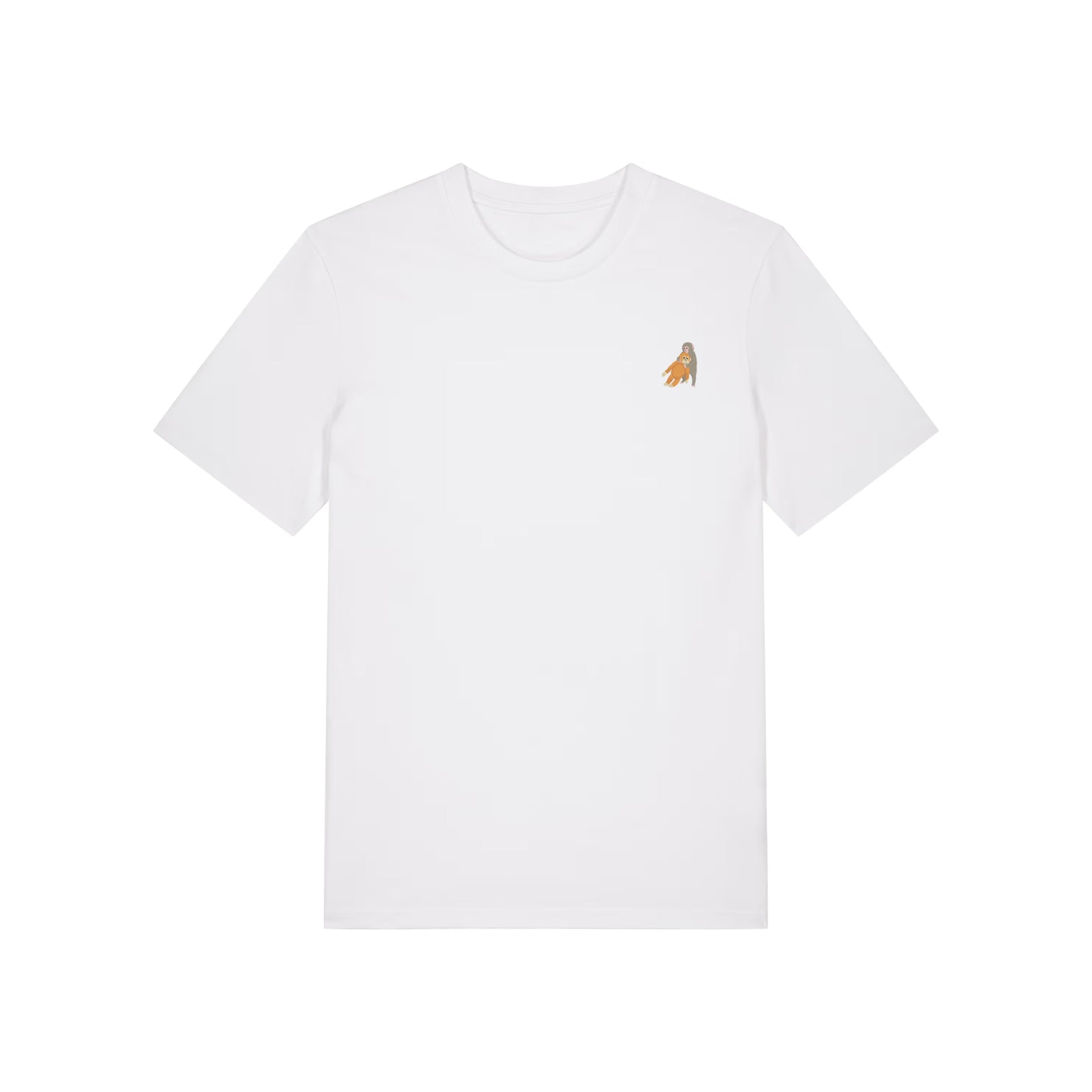 Affen T-Shirt Punch in White von Heytoki