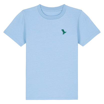 Kids T-Rex T-Shirt aus Bio-Baumwolle in Blau von Heytoki