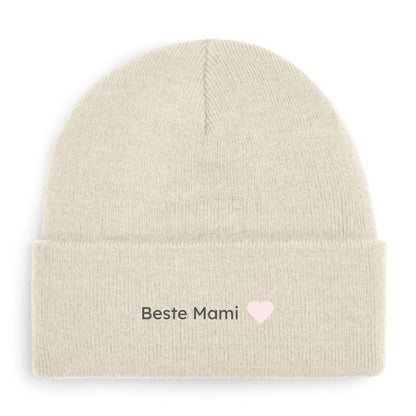 Beste Mami Beanie in Beige von Heytoki