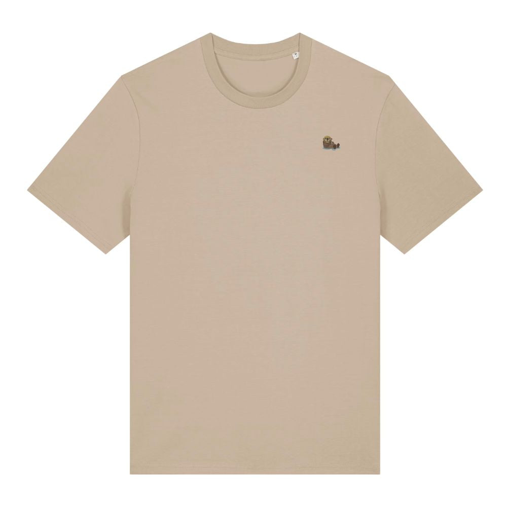 Otter T-Shirt aus Bio-Baumwolle | Ökologisches Heytoki Spirit Animal Design