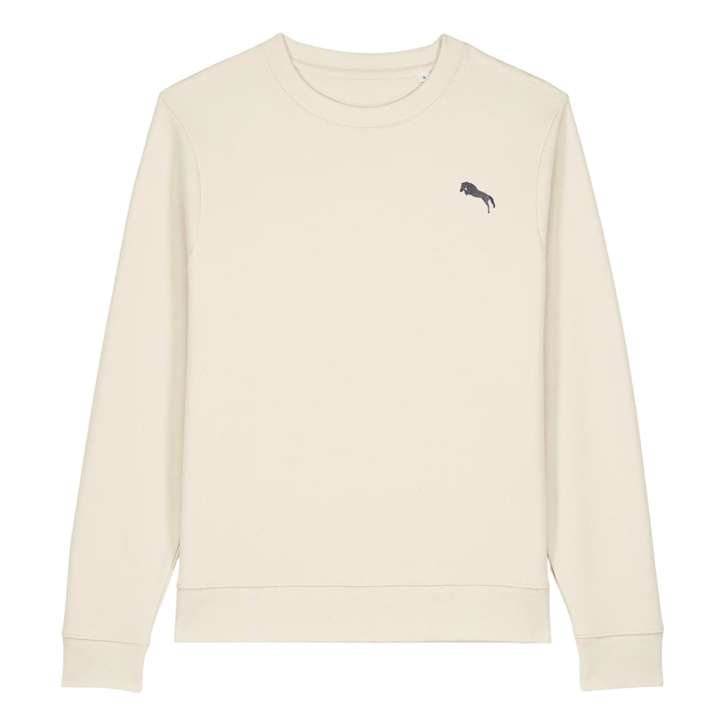 Pferde Sweater Damen Naturweiß