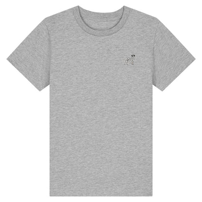 Kids Dalmatiner T-Shirt aus Bio-Baumwolle in Hellgrau Meliert von Heytoki