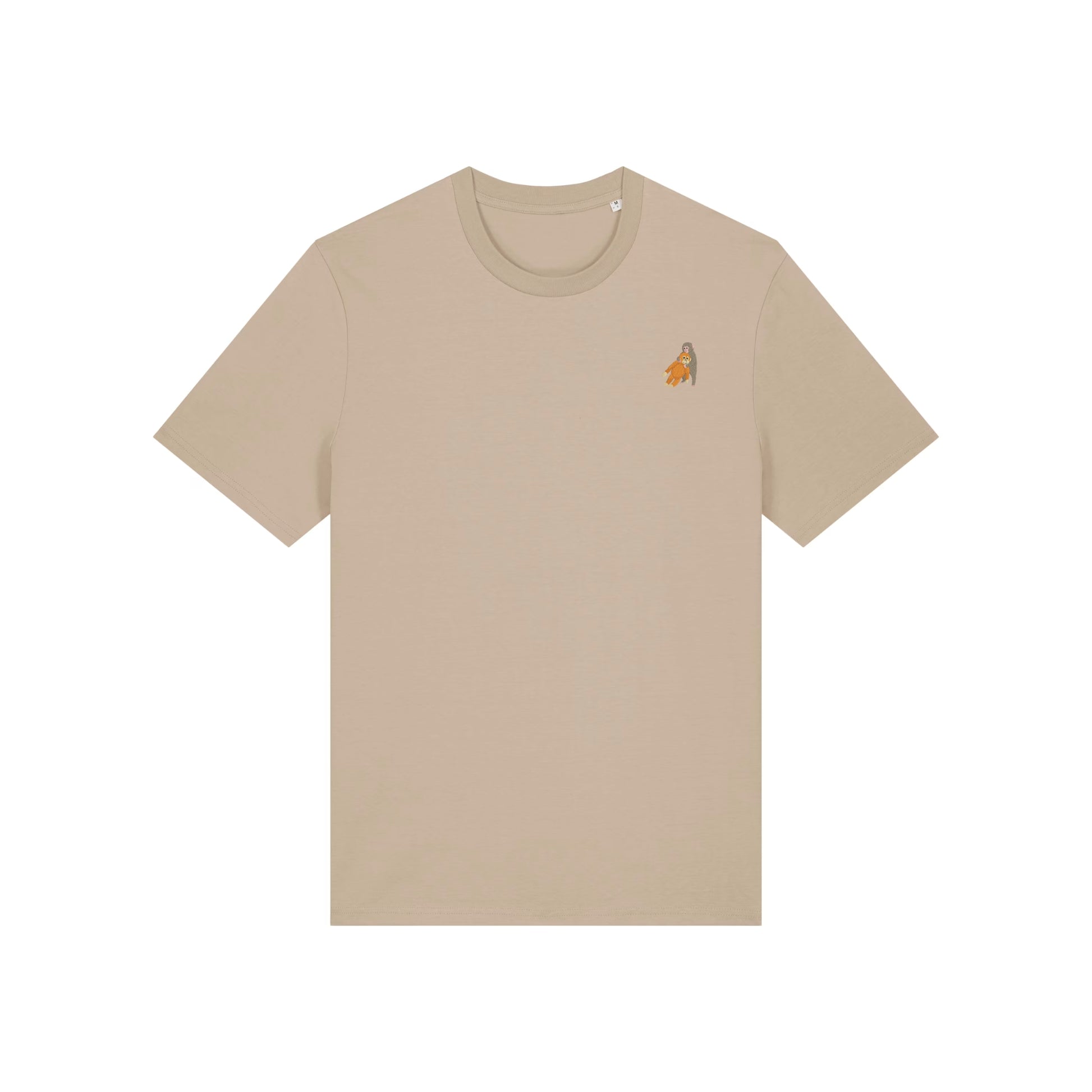 Affen T-Shirt Punch in Desert Dust von Heytoki