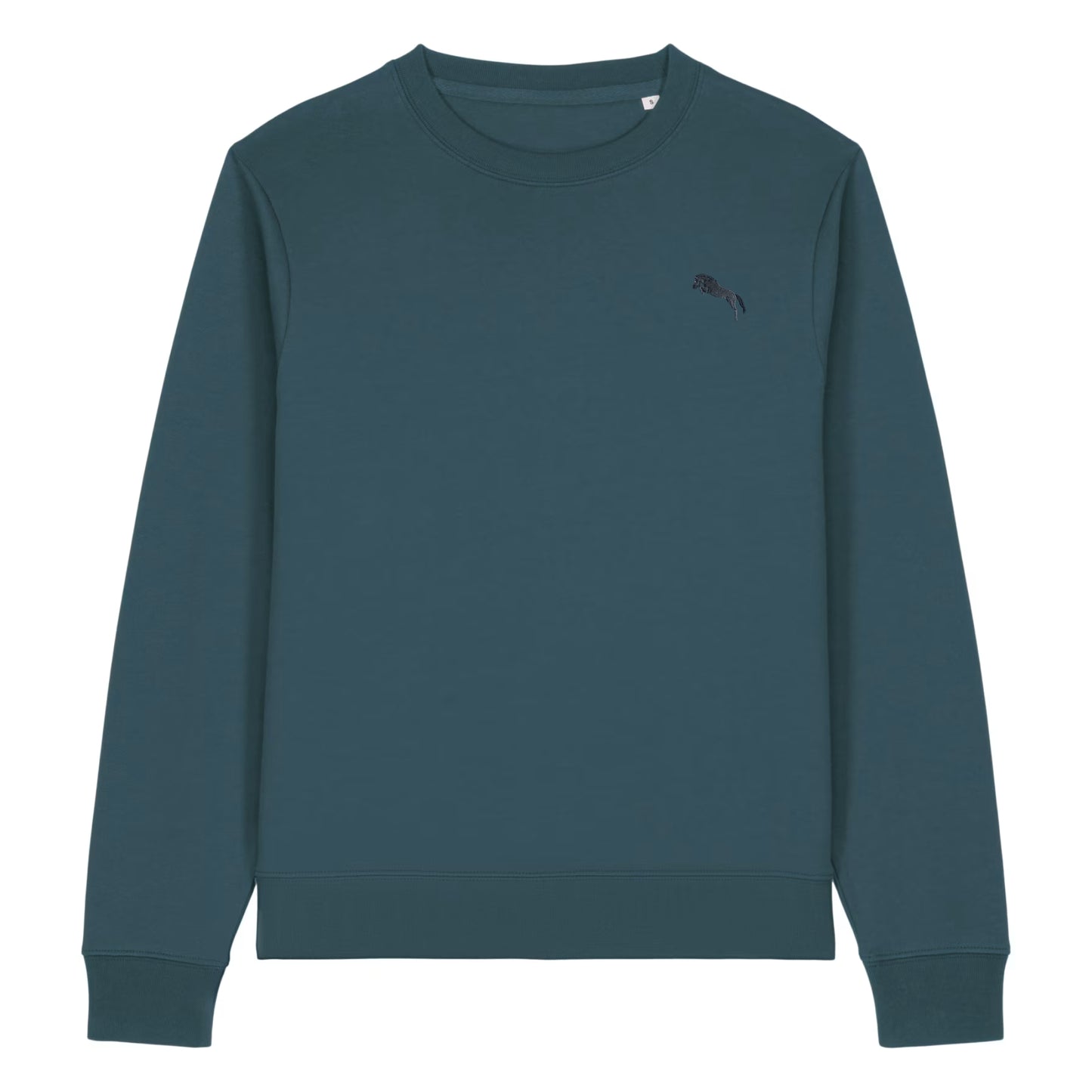 Pferde Sweater Damen Ozeanblau