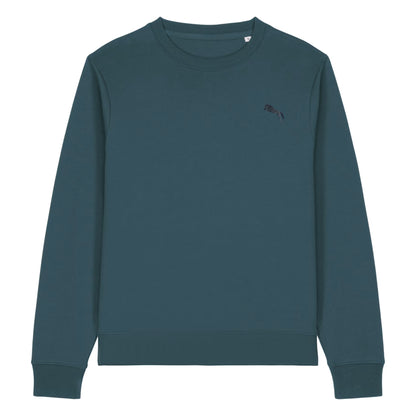 Pferde Sweater Damen Ozeanblau