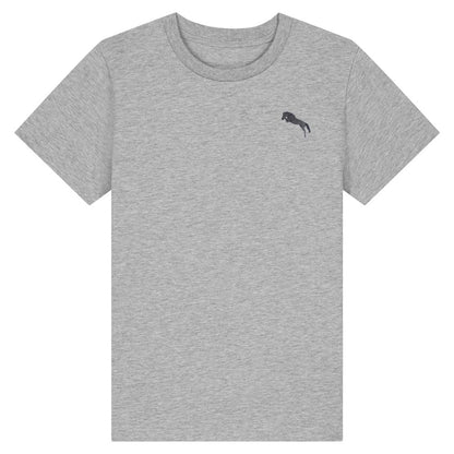 Kids Pferde T-Shirt Grau