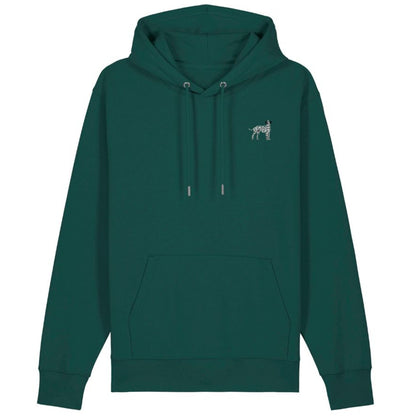 Dalmatiner Hoodie aus Bio-Baumwolle in Jadegrün von Heytoki