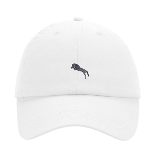 Pferd Cap aus Bio-Baumwolle in Weiß von Heytoki