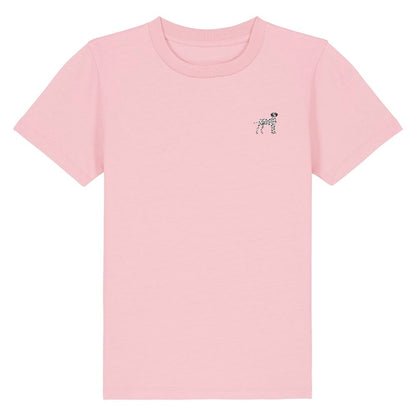 Kids Dalmatiner T-Shirt aus Bio-Baumwolle in Hellrosa von Heytoki