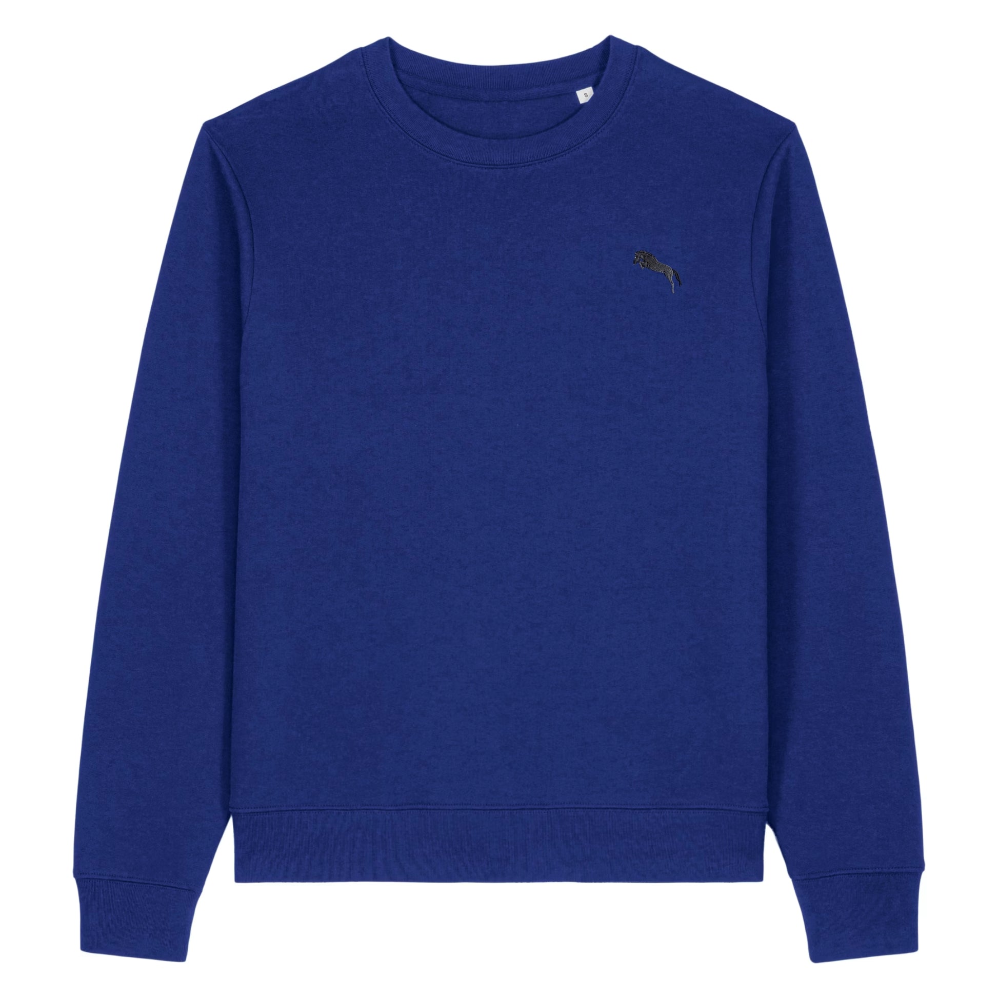 Pferde Sweater Damen Blau