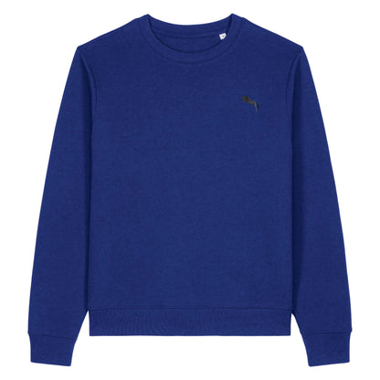 Pferde Sweater Damen Blau