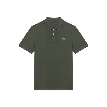 Dalmatiner Polo-Shirt aus Bio-Baumwolle Herren in Olivgrün von Heytoki