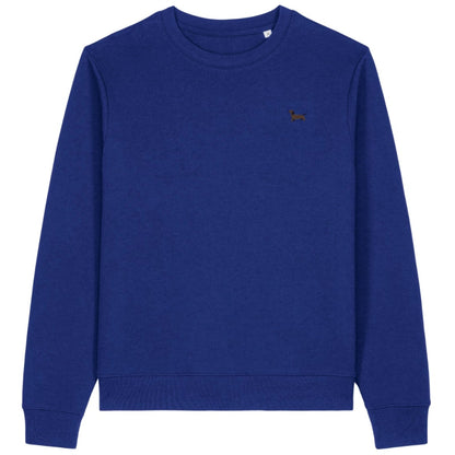 Dackel Sweater Damen Hermann in Ocean Blue von Heytoki