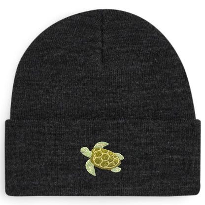 Schildkröte Beanie in Anthrazit von Heytoki