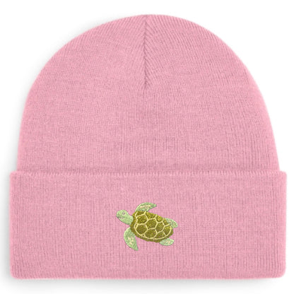 Schildkröte Beanie in Altrosa von Heytoki