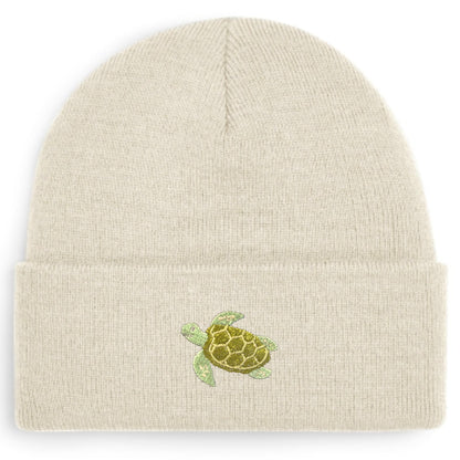 Schildkröte Beanie in Beige von Heytoki