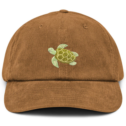 Schildkröte Cap Cord in Kamel von Heytoki