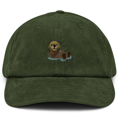 Otter Cap Cord in Olivgrün von Heytoki