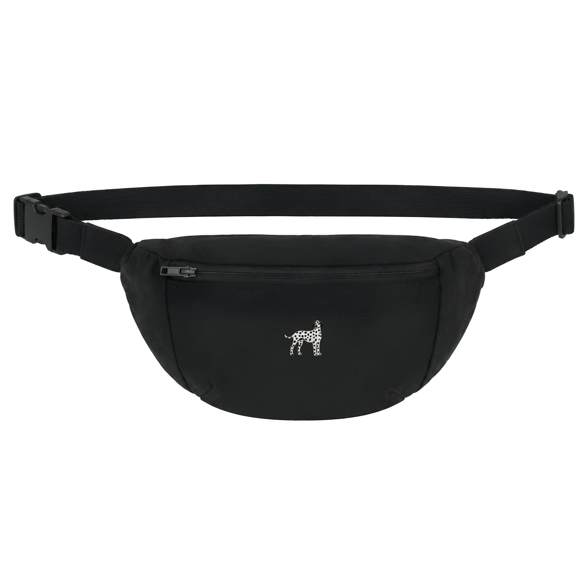 Heytoki Bauchtasche in Black mit gesticktem Dalmatinermotiv