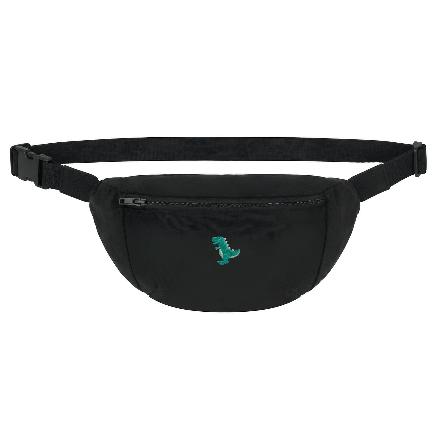 Heytoki Bauchtasche in Black mit gesticktem Dinomotiv
