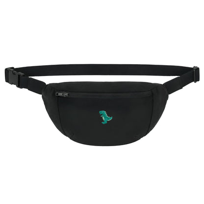 Heytoki Bauchtasche in Black mit gesticktem Dinomotiv