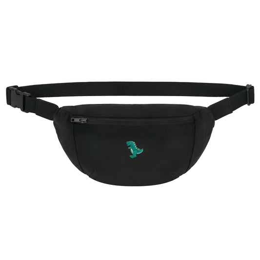 Heytoki Bauchtasche in Black mit gesticktem Dinomotiv