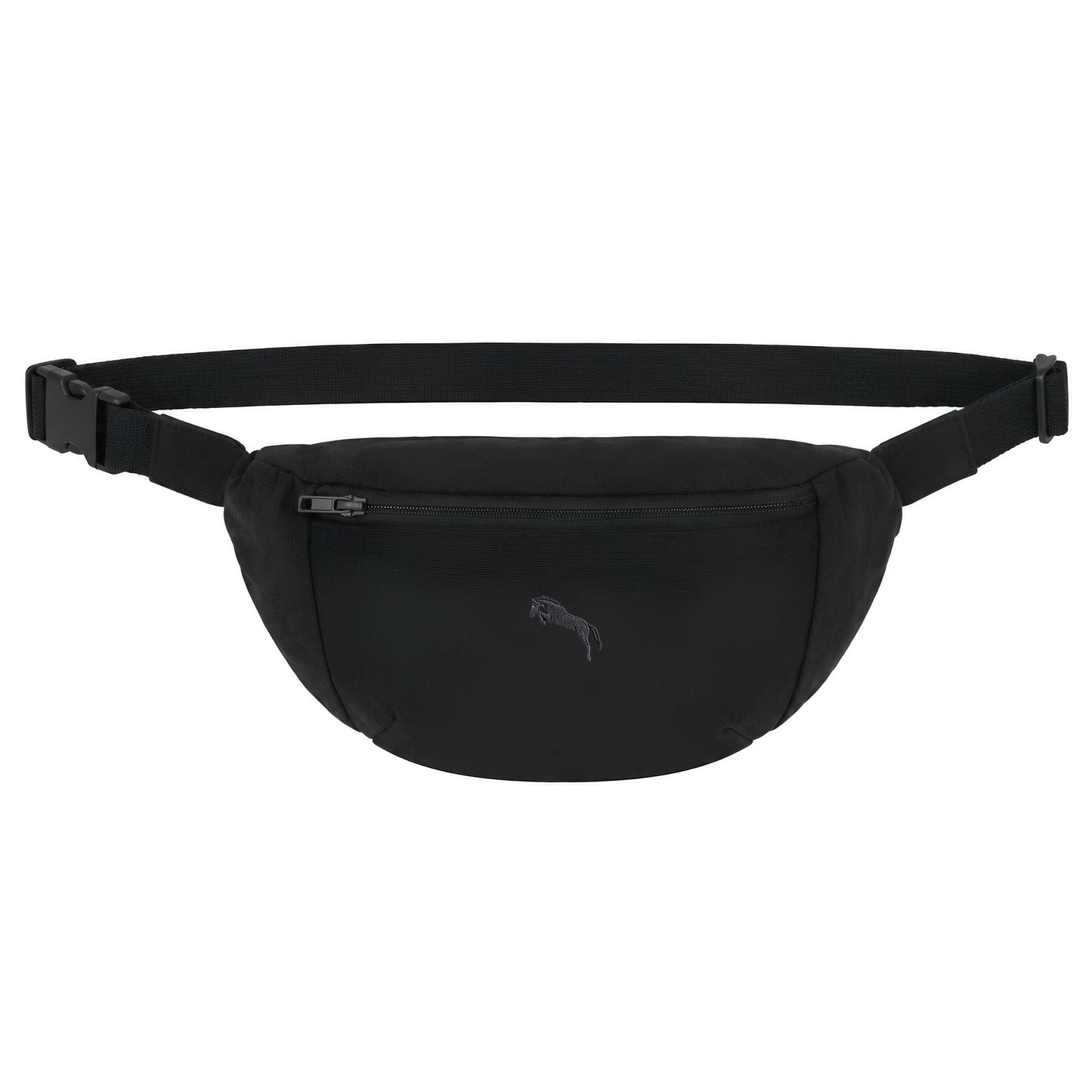 Heytoki Bauchtasche in Black mit gesticktem Pferdemotiv