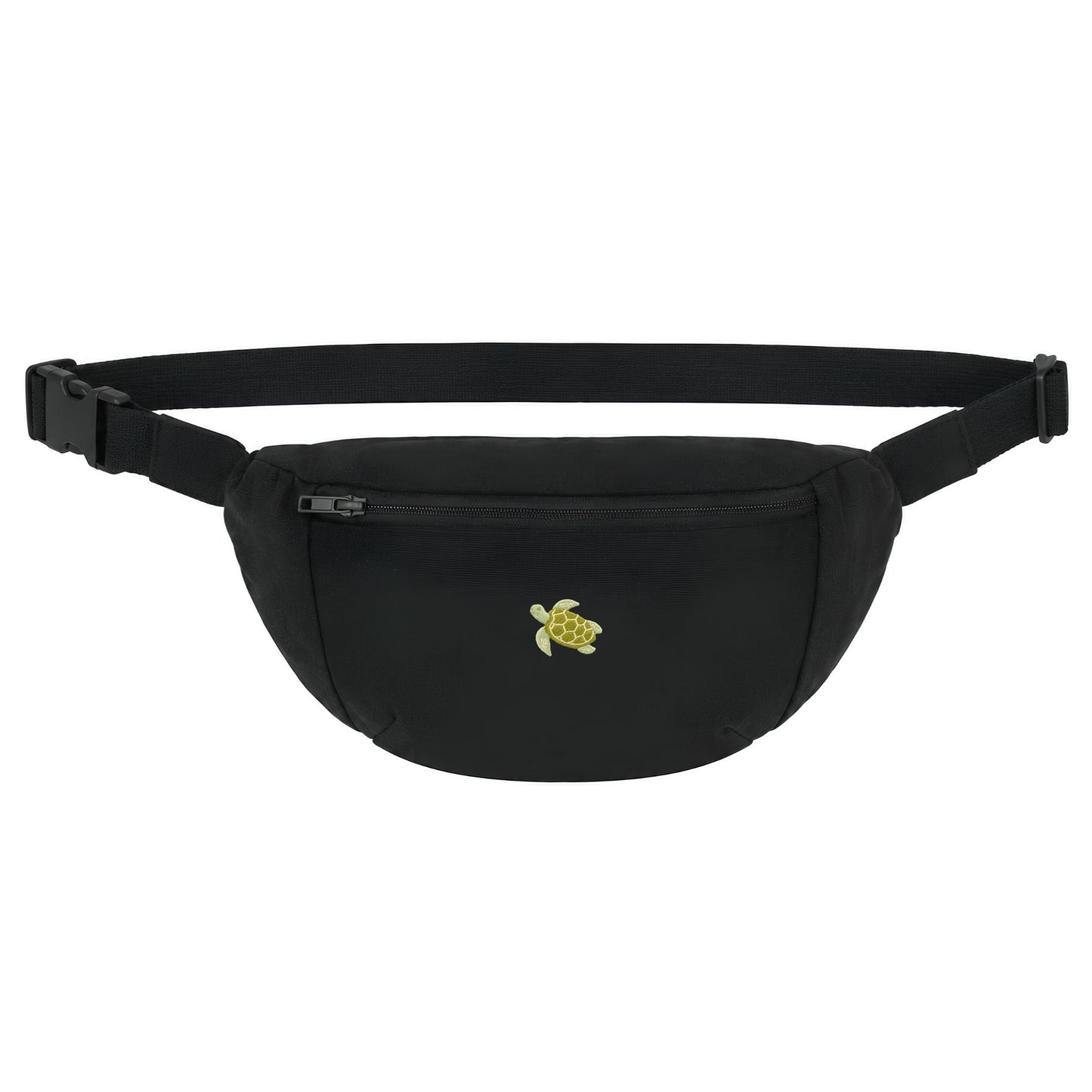 Heytoki Bauchtasche in Black mit gesticktem Schildkrötenmotiv