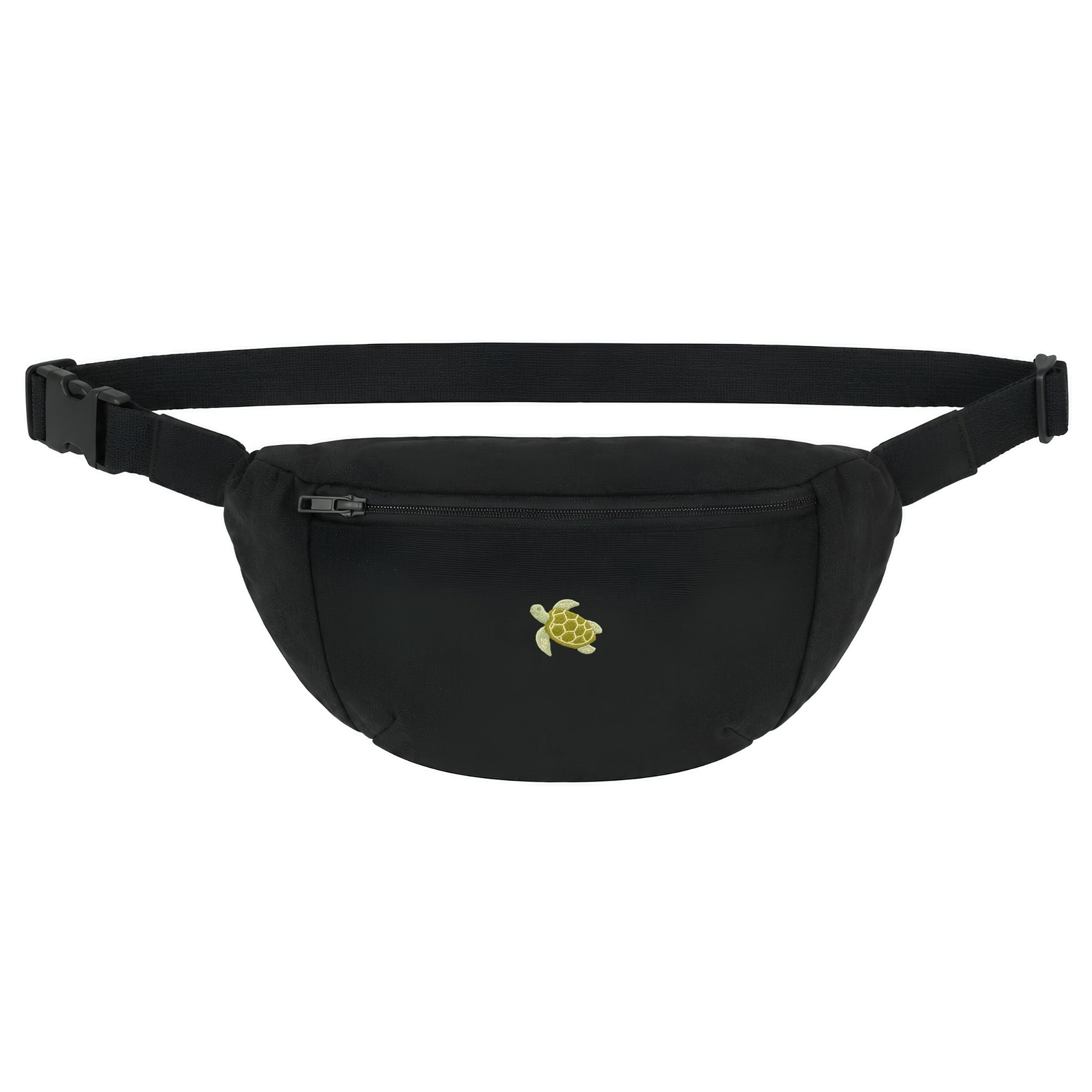 Heytoki Bauchtasche in Black mit gesticktem Schildkrötenmotiv
