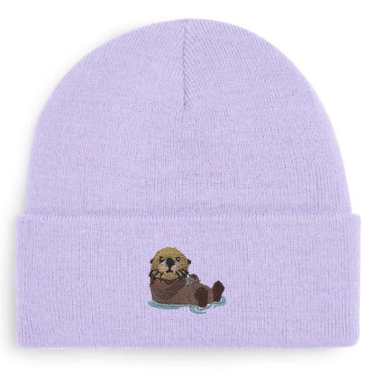 Otter Beanie in Lavendel von Heytoki