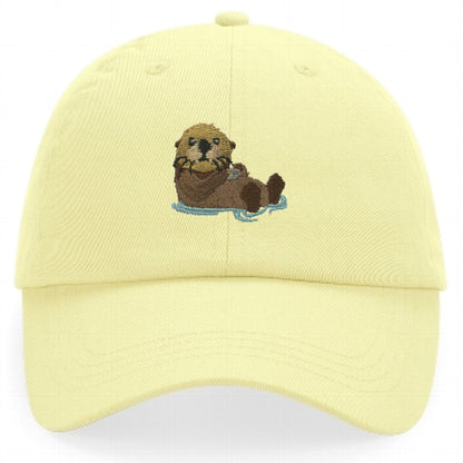 Otter Cap Pastel in Pastellgelb von Heytoki
