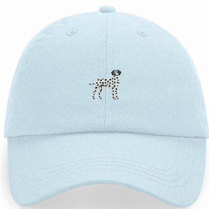 Heytoki Pastell-Cap in Powder Blue (Hellblau) mit gesticktem Dalmatinermotiv