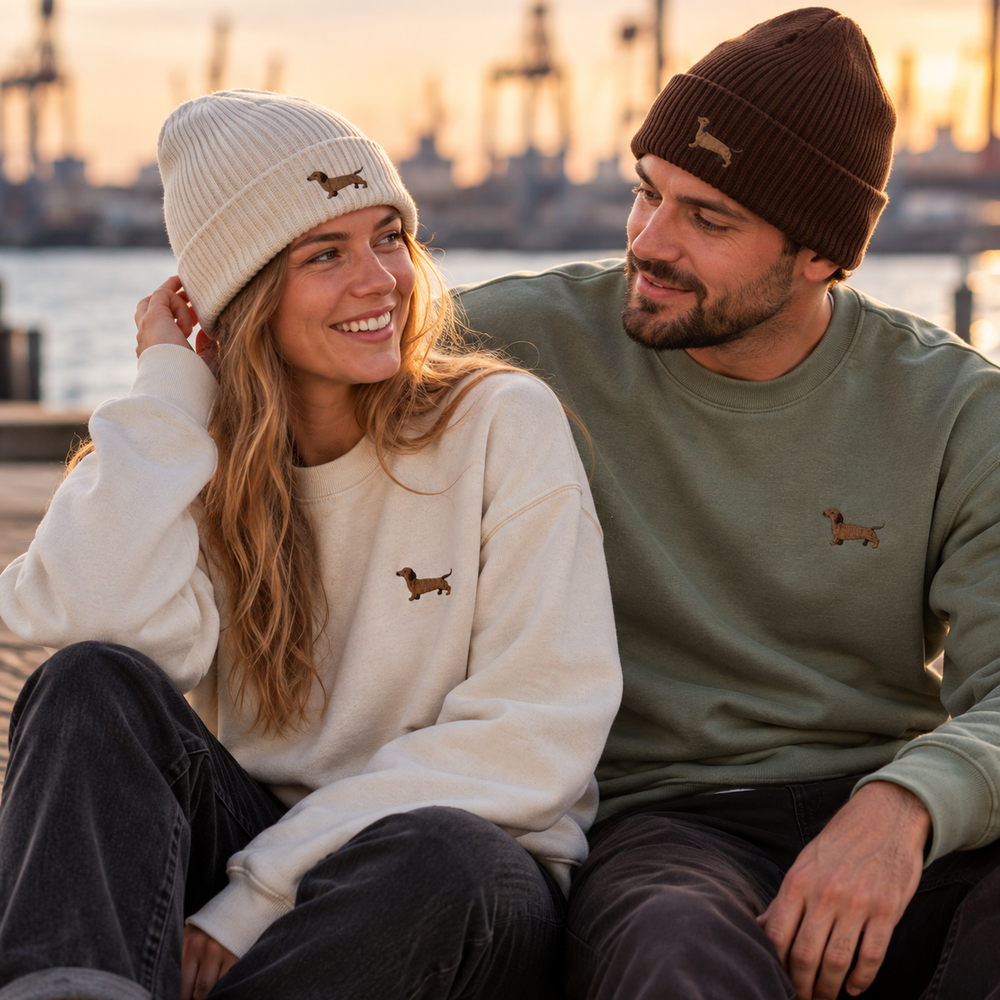 Dackel Beanie und Lieblingspulli
