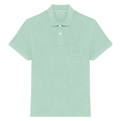 Heytoki Herren-Frottee-Poloshirt in Brook Green