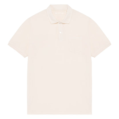 Heytoki Herren-Frottee-Poloshirt in Ivory